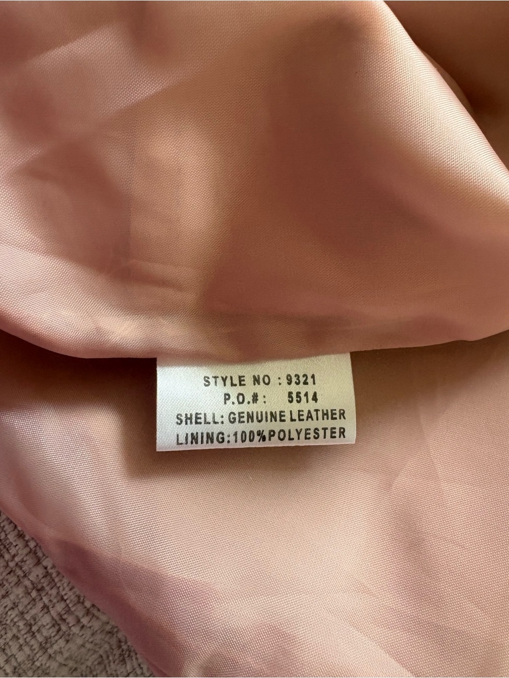 Vintage Margaret Godfrey Genuine Suede Leather Skirt Soft Blush Pink Size 10 - Picture 7 of 8